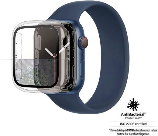 PanzerGlass Full Body Apple Watch 7/8/9 45MM Hoesje Transparant afbeelding 2