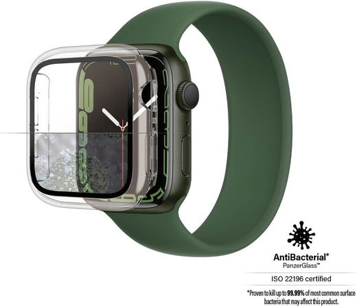 PanzerGlass Full Body  Apple Watch 7/8/9 41MM Hoesje Transparant afbeelding 4