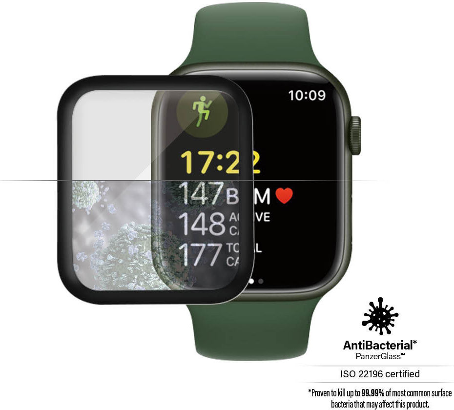 PanzerGlass - Apple Watch Series 7 / 8 / 9 41MM Screen Protector afbeelding 2