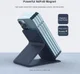 Nillkin SnapBase Magnetische MagSafe Stand Echt Leer Houder Blauw afbeelding 7