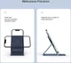 Nillkin SnapBase Magnetische MagSafe Stand Echt Leer Houder Blauw afbeelding 9