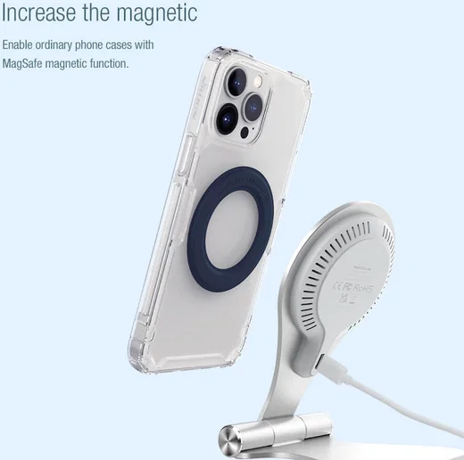 Nillkin SnapLink MagSafe Sticker Versterker voor Telefoonhoesjes Blauw afbeelding 3