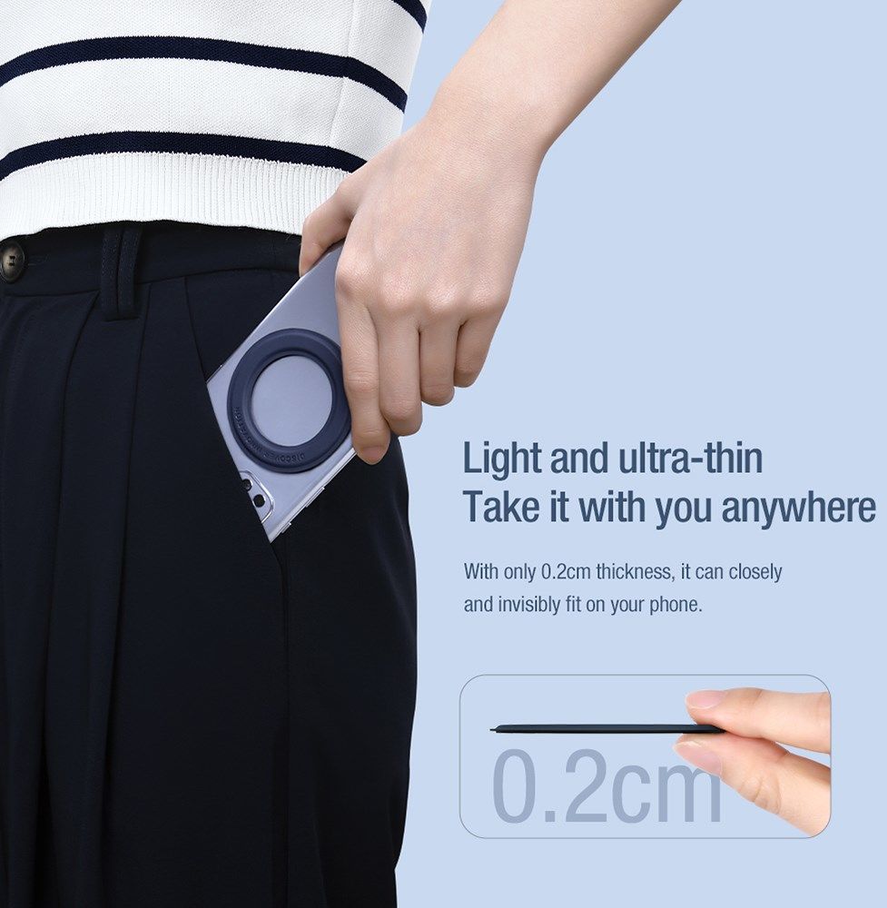 Nillkin SnapLink MagSafe Sticker Versterker voor Telefoonhoesjes Blauw afbeelding 8