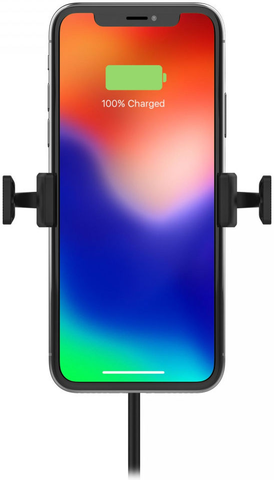 Mophie Telefoonhouder Auto / Draadloze Oplader met Adapter 10W Zwart afbeelding 9