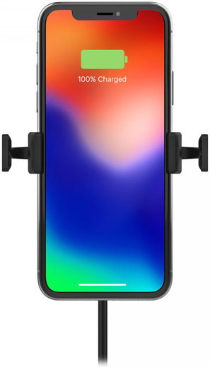 Mophie Telefoonhouder Auto / Draadloze Oplader met Adapter 10W Zwart afbeelding 9