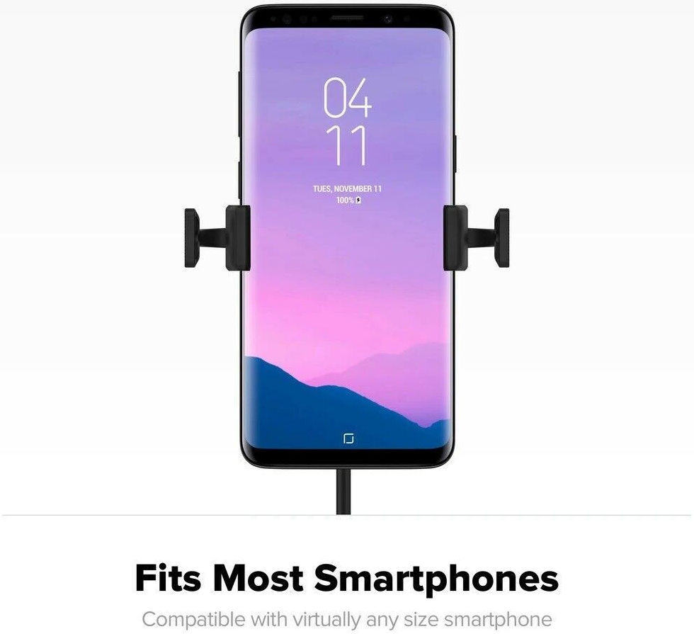 Mophie Telefoonhouder Auto / Draadloze Oplader met Adapter 10W Zwart afbeelding 6