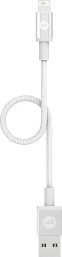 Mophie USB-A naar Lightning Kabel MFi 9CM Wit afbeelding 2