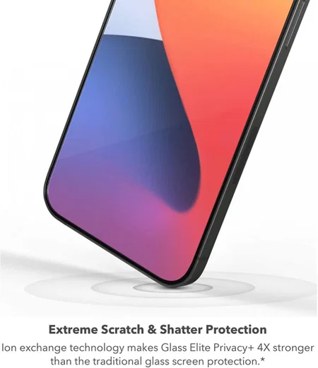 InvisibleShield Privacy Glass Apple iPhone 12/12 Pro Screen Protector afbeelding 4