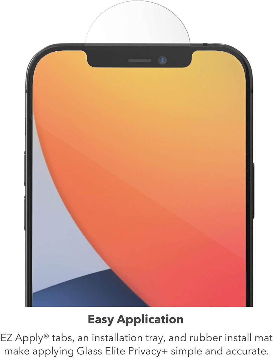 InvisibleShield Privacy Glass Apple iPhone 12/12 Pro Screen Protector afbeelding 6