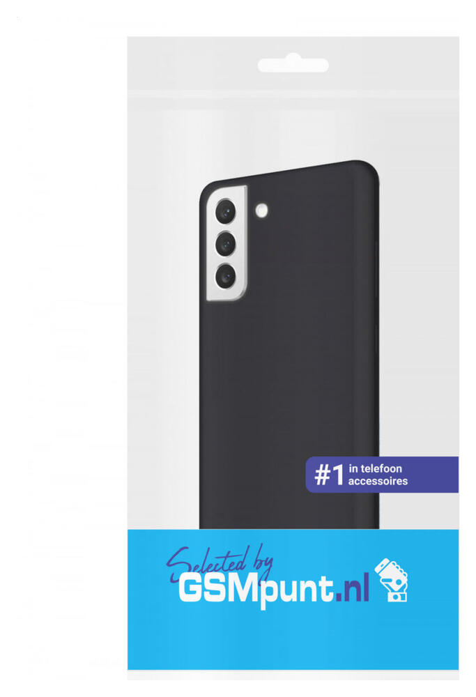 Samsung Galaxy S22 Hoesje Siliconen Back Cover Zwart afbeelding 5