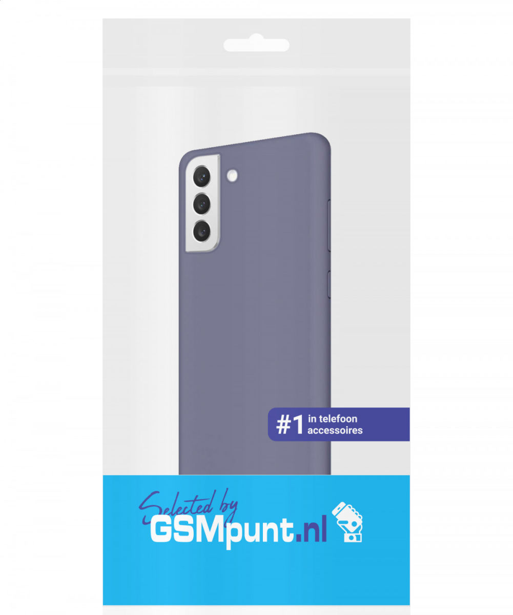 Samsung Galaxy S22 Hoesje Siliconen Back Cover Grijs afbeelding 5