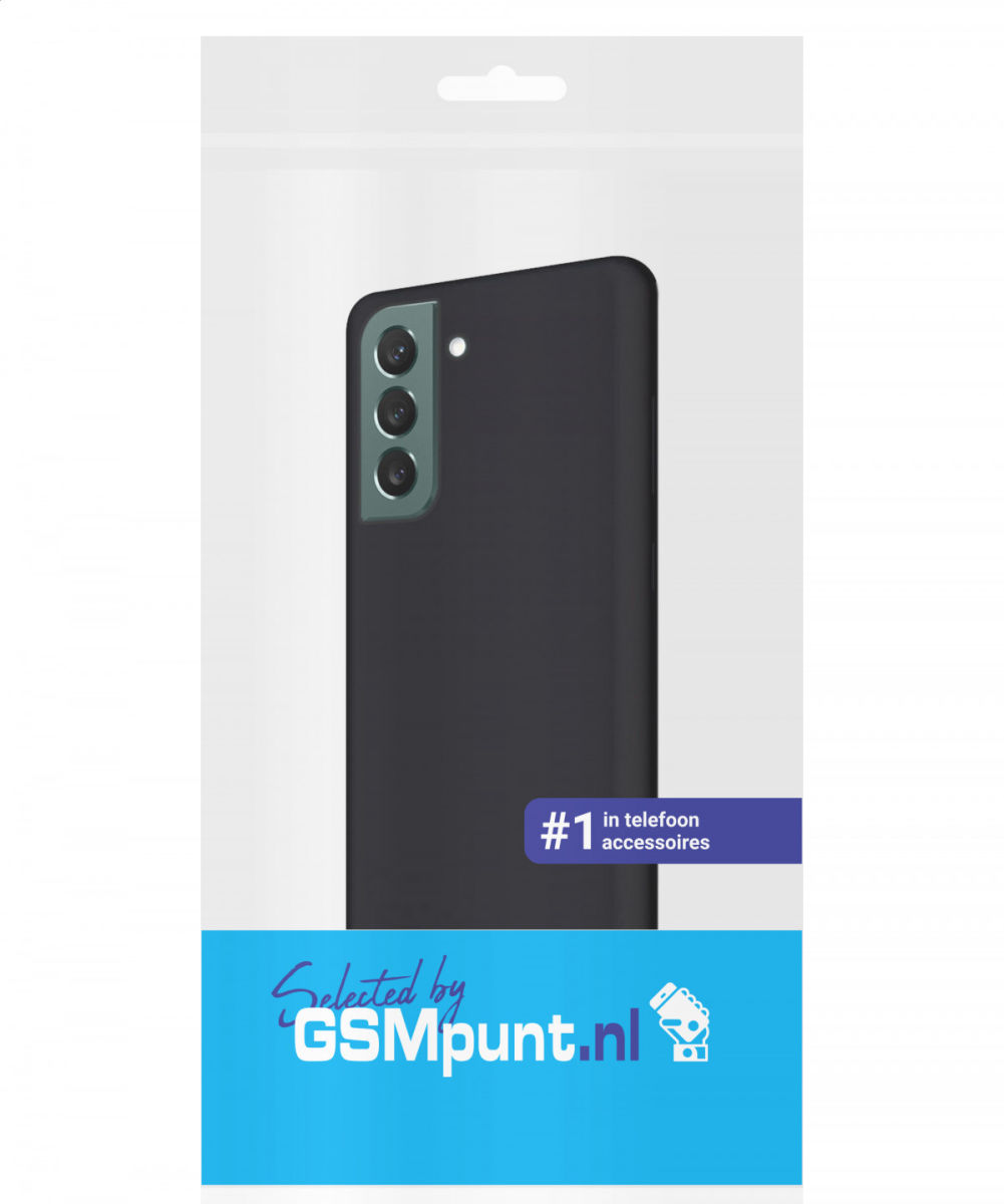 Samsung Galaxy S22 Plus Hoesje Siliconen Back Cover Zwart afbeelding 5