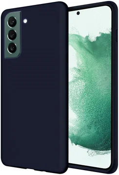 Samsung Galaxy S22 Plus Hoesje Siliconen Back Cover Blauw
