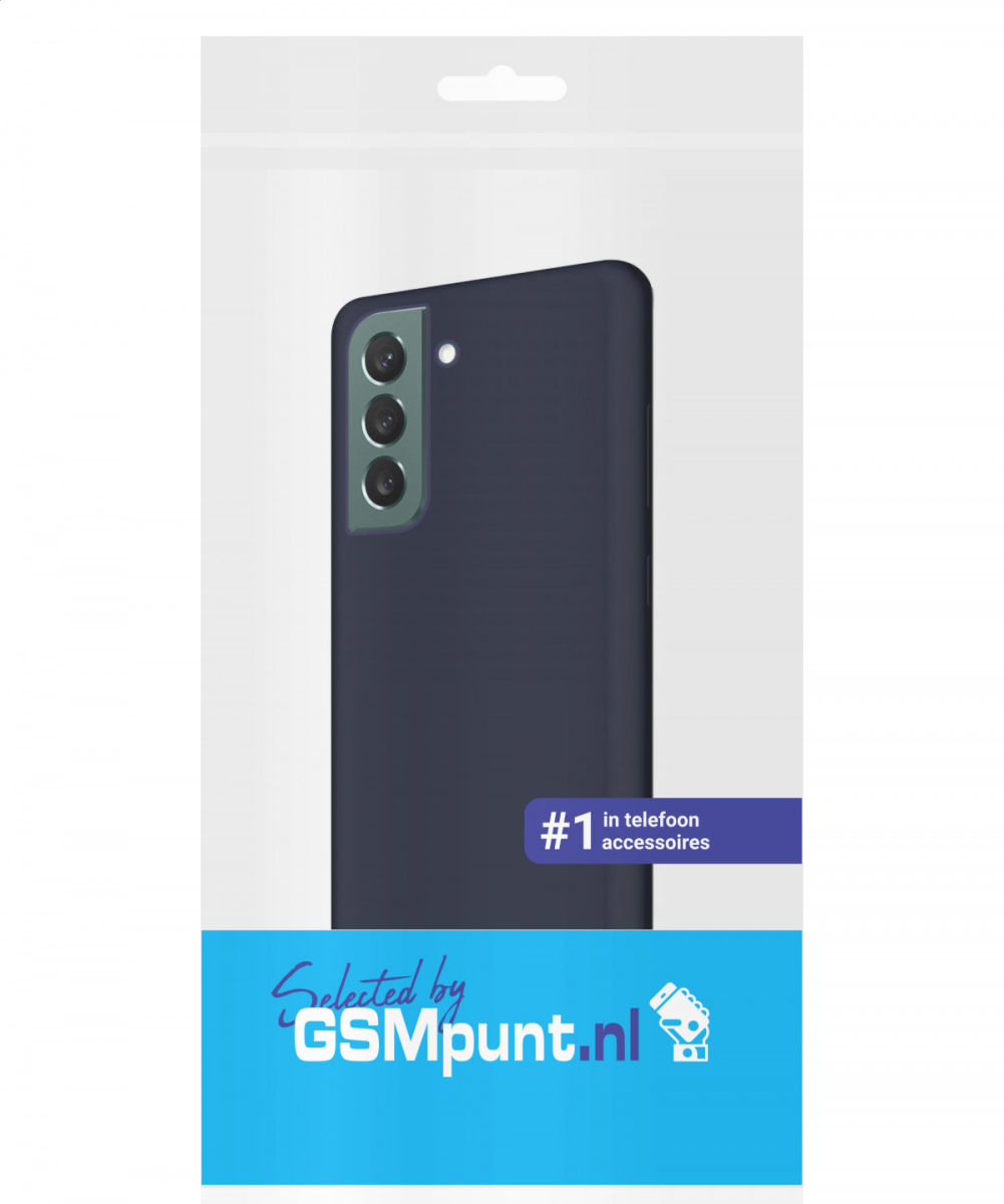 Samsung Galaxy S22 Plus Hoesje Siliconen Back Cover Blauw afbeelding 4