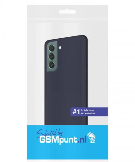 Samsung Galaxy S22 Plus Hoesje Siliconen Back Cover Blauw afbeelding 4