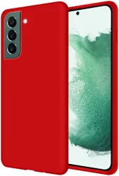 Samsung Galaxy S22 Plus Hoesje Siliconen Back Cover Rood afbeelding