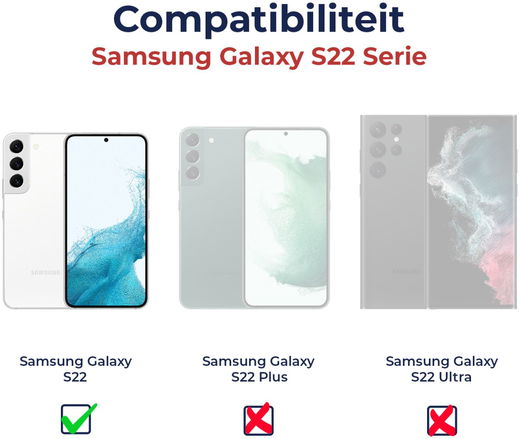 Rosso Samsung Galaxy S22 Screen Protector Ultra Clear Duo Pack afbeelding 8