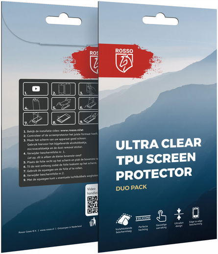Rosso Samsung Galaxy S22 Screen Protector Ultra Clear Duo Pack afbeelding 9