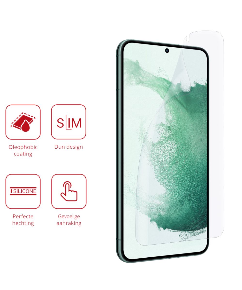Rosso Samsung Galaxy S22 Plus Screen Protector Ultra Clear Duo Pack afbeelding 2