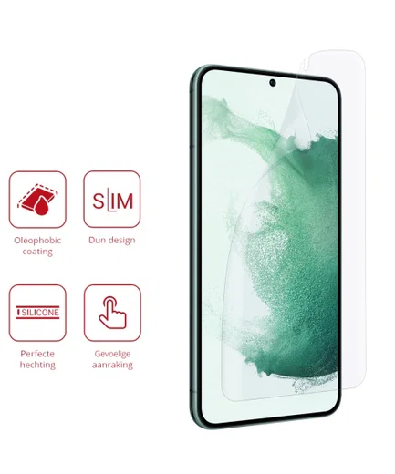 Rosso Samsung Galaxy S22 Plus Screen Protector Ultra Clear Duo Pack afbeelding 2