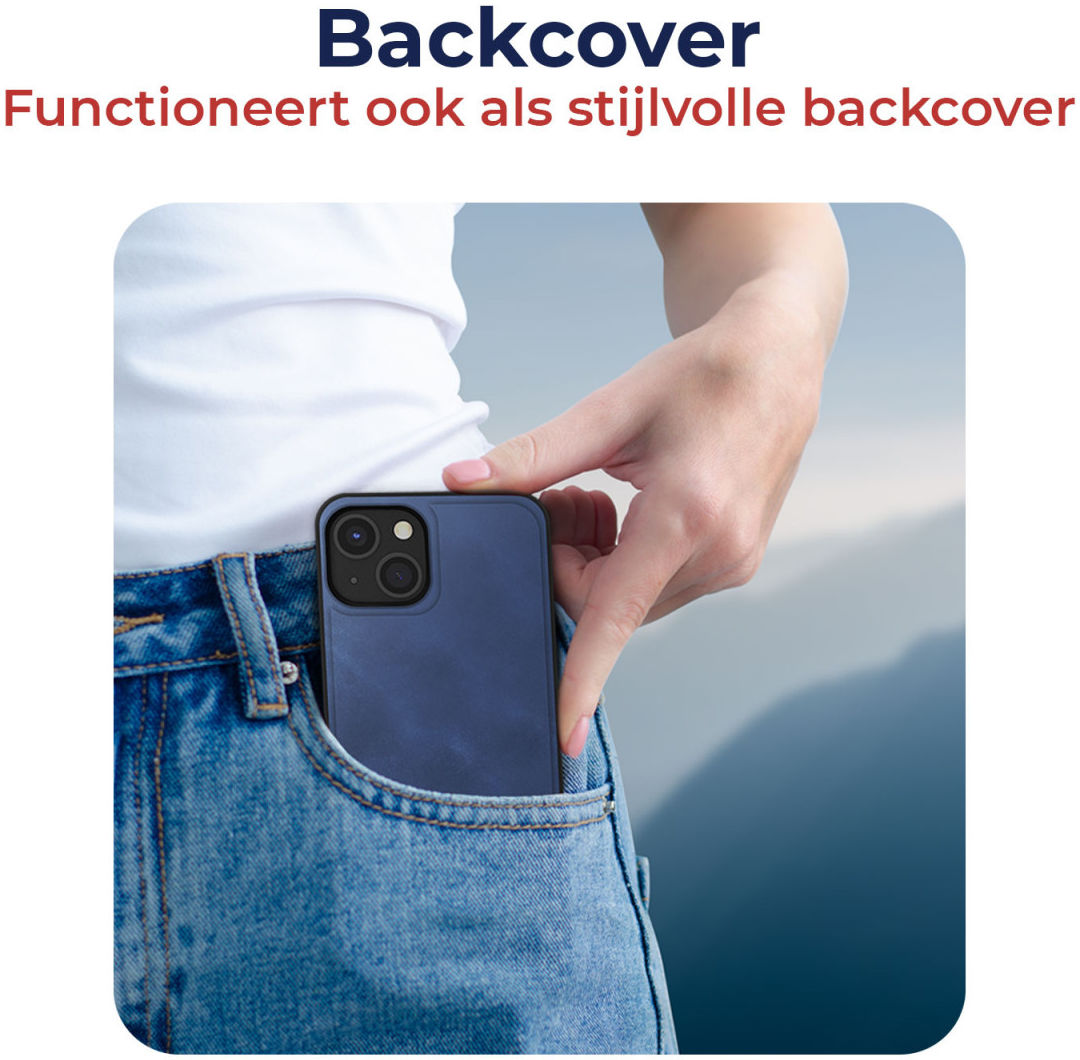 Rosso Element 2-in-1 Samsung Galaxy S22 Plus Hoesje Zwart afbeelding 5