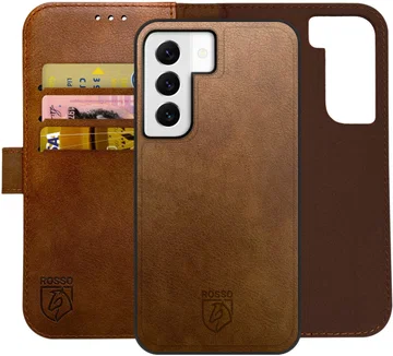 Rosso Element 2-in-1 Samsung Galaxy S22 Plus Hoesje Bruin