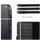 Rosso Element 2-in-1 Samsung Galaxy S22 Ultra Hoesje Zwart afbeelding 4