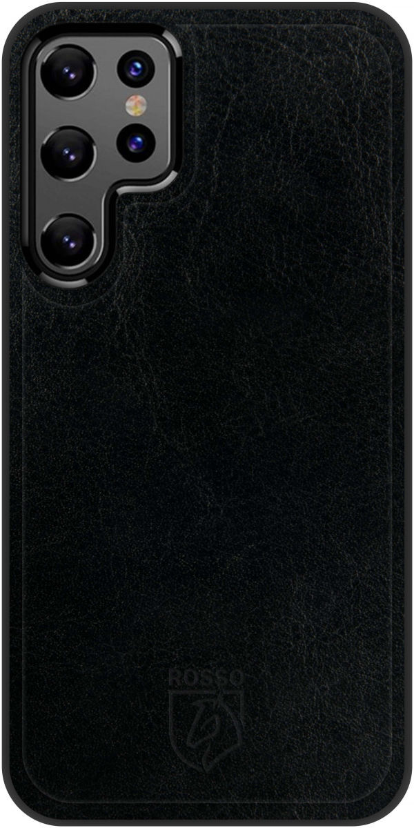 Rosso Element 2-in-1 Samsung Galaxy S22 Ultra Hoesje Zwart afbeelding 2