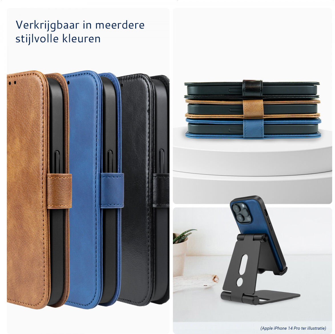 Rosso Element 2-in-1 Samsung Galaxy S22 Ultra Hoesje Blauw afbeelding 6