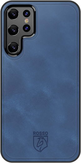 Rosso Element 2-in-1 Samsung Galaxy S22 Ultra Hoesje Blauw afbeelding 2
