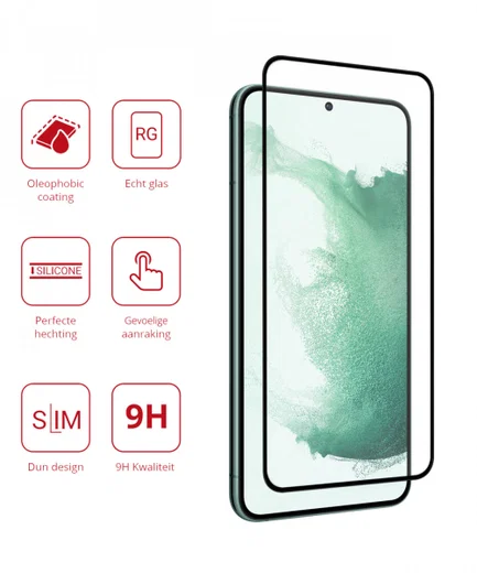Rosso Samsung Galaxy S22 Plus 9H Tempered Glass Screen Protector afbeelding 3