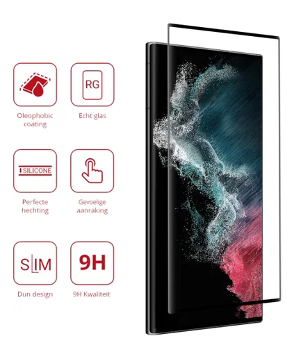 Rosso Samsung Galaxy S22 Ultra 9H Tempered Glass Screen Protector afbeelding 3