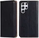 Samsung Galaxy S22 Ultra Hoesje met Pasjes Book Case Kunstleer Zwart afbeelding 4