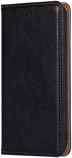 Samsung Galaxy S22 Ultra Hoesje met Pasjes Book Case Kunstleer Zwart afbeelding 3