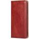 Samsung Galaxy S22 Hoesje met Pasjes Book Case Kunstleer Bruin afbeelding 3