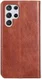 Samsung Galaxy S22 Hoesje met Pasjes Book Case Kunstleer Bruin afbeelding 2