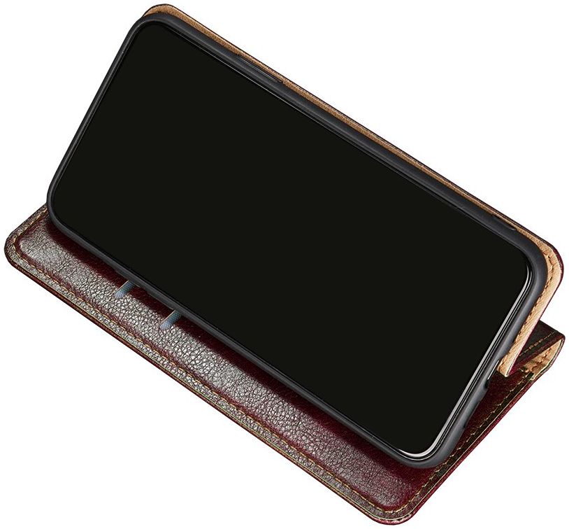 Samsung Galaxy S22 Hoesje met Pasjes Book Case Kunstleer Bruin afbeelding 5