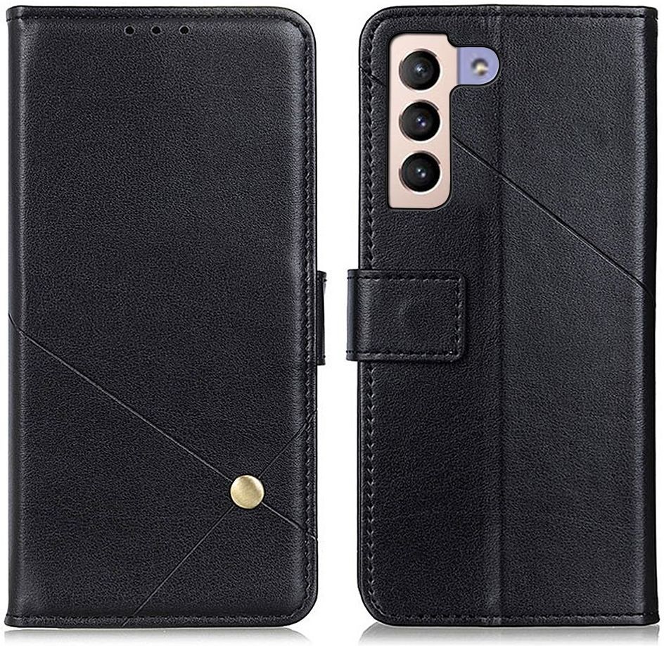 Samsung Galaxy S22 Plus Hoesje Kunstleer Book Case Portemonnee Zwart afbeelding 2