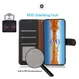 KHAZNEH Samsung Galaxy S22 Ultra Hoesje RFID Book Case Echt Leer Zwart afbeelding 4