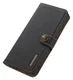 KHAZNEH Samsung Galaxy S22 Ultra Hoesje RFID Book Case Echt Leer Zwart afbeelding 6