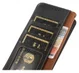 KHAZNEH Samsung Galaxy S22 Ultra Hoesje RFID Book Case Echt Leer Zwart afbeelding 7