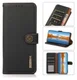 KHAZNEH Samsung Galaxy S22 Ultra Hoesje RFID Book Case Echt Leer Zwart afbeelding 9