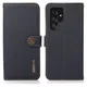 KHAZNEH Samsung Galaxy S22 Ultra Hoesje RFID Book Case Echt Leer Blauw afbeelding 8