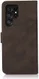 KHAZNEH Samsung Galaxy S22 Ultra Hoesje Retro Portemonnee Case Bruin afbeelding 3
