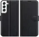 Samsung Galaxy S22 Plus Hoesje Portemonnee Book Case Kunstleer Zwart afbeelding 3