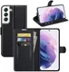 Samsung Galaxy S22 Plus Hoesje Portemonnee Book Case Kunstleer Zwart afbeelding 8