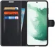 Samsung Galaxy S22 Plus Hoesje Portemonnee Book Case Kunstleer Zwart afbeelding 1