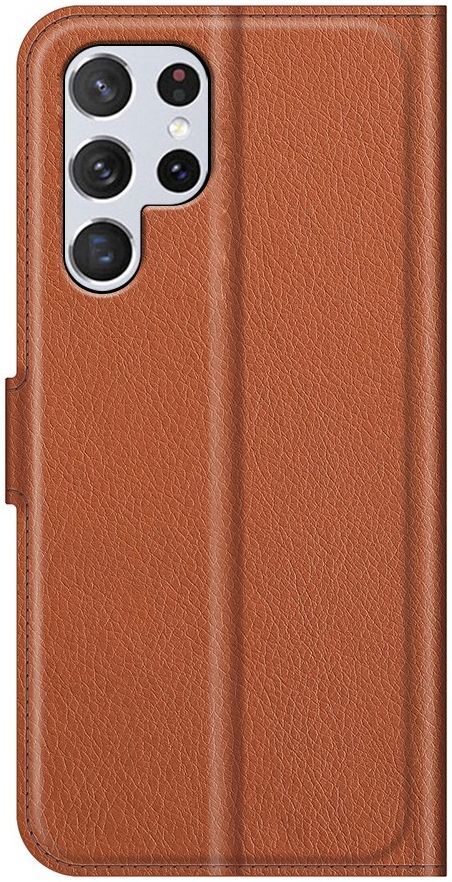 Samsung Galaxy S22 Ultra Hoesje Portemonnee Book Case Kunstleer Bruin afbeelding 7