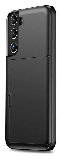Samsung Galaxy S22 Plus Hoesje Kaarthouder Back Cover Zwart afbeelding 2