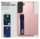Samsung Galaxy S22 Plus Hoesje Kaarthouder Back Cover Zwart afbeelding 4